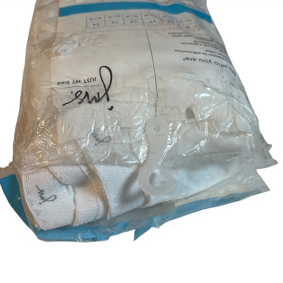 Vtg Just My Size COTTON Briefs Panties Sz 14 WHITE Pack of 6 New Open Package - Picture 7 of 13